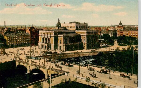 Stockholm Norrbro och Kungl. Operan