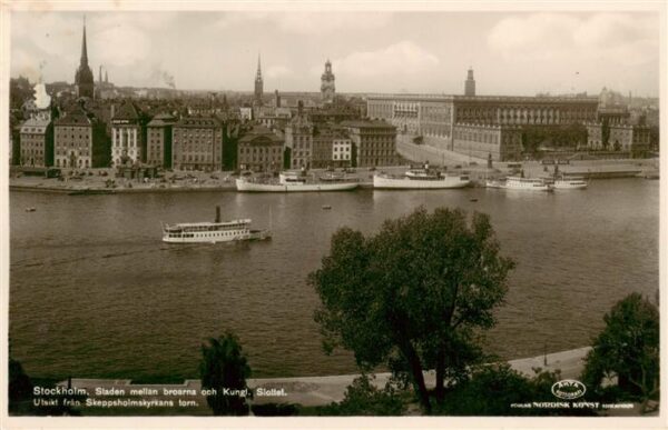 Stockholm Staden mellan broarna och Kungl Slottet