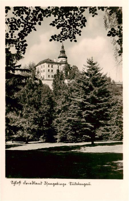 Isergebirge Jizerske Hory CZ Wallenstein-Schloss Friedland