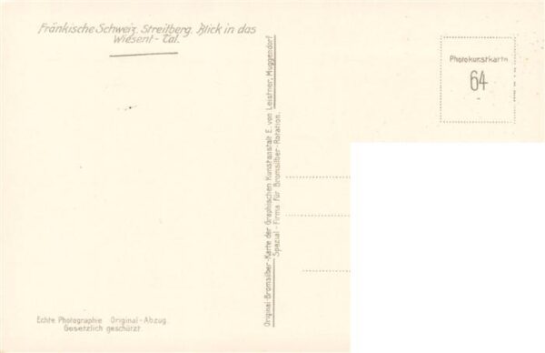 Streitberg Oberfranken Blick in das Wiesent Tal – Bild 2
