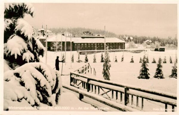 Oberhof  Thueringen An der Wandelhalle
