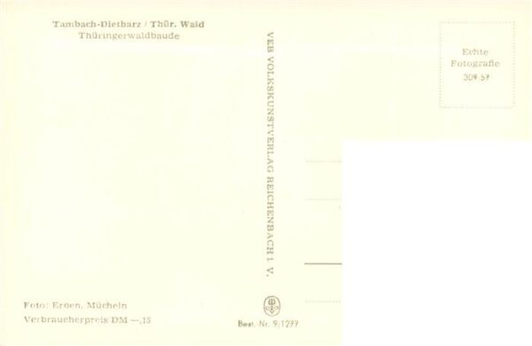 Tambach-Dietharz Thueringerwaldbaude – Bild 2
