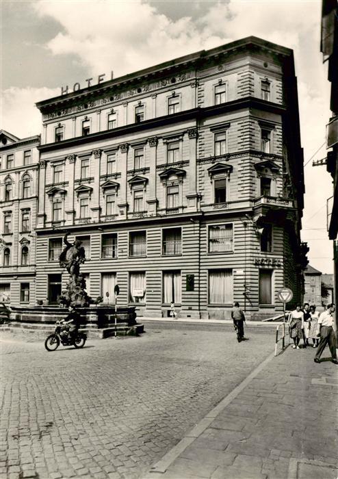 Olomouc Olmuetz CZ Narodni dum s Merkurovou kalnou