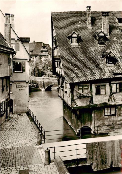Ulm  Donau Partie an der Blau