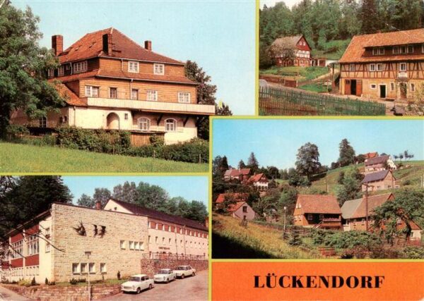 Lueckendorf FDGB Erholungsheim Karl Lucas Teilansichten Gaststaette Krescham
