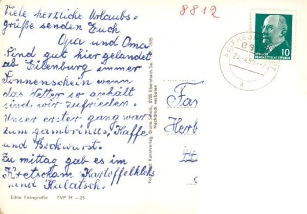 Seifhennersdorf Kreuzkirche Teilansicht Filmtheater Burgsbergblick Waldbad Silbe – Bild 2