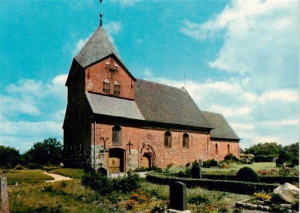 Schobuell Husum Nordsee Kirchlein am Meer