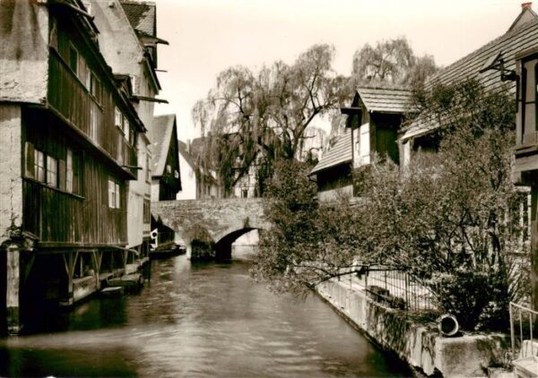 Ulm  Donau Partie an der Blau
