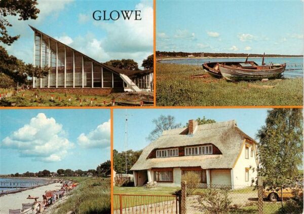 Glowe Ruegen HOG Ostseeperle Boote am Strand Strandpartie Ferienobjekt Warenhaus
