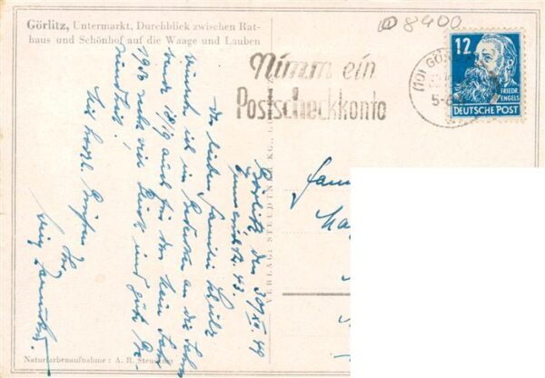 Goerlitz  Sachsen Untermarkt zwischen Rathaus und Schoenhof mit Waage und Lauben – Bild 2