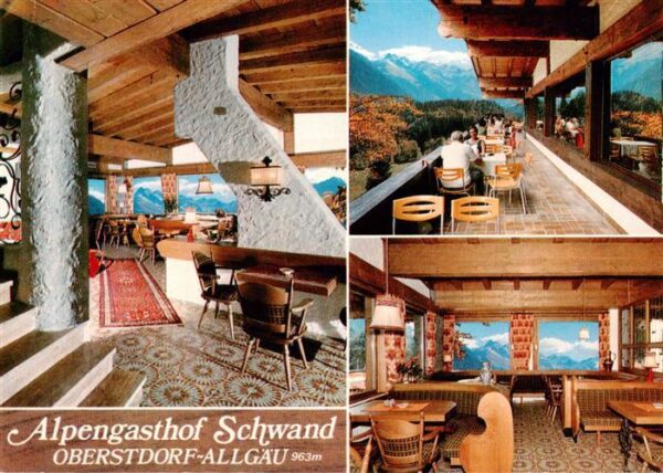 Oberstdorf Alpengasthof Schwand Gastraeume Terrasse