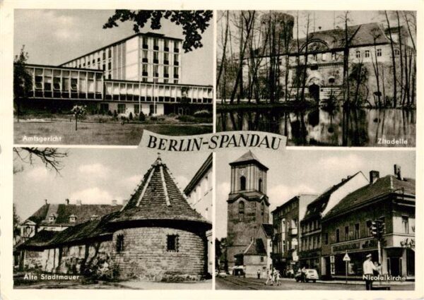 Spandau Amtsgericht Zitadelle Alte Stadtmauer Nicolaikirche