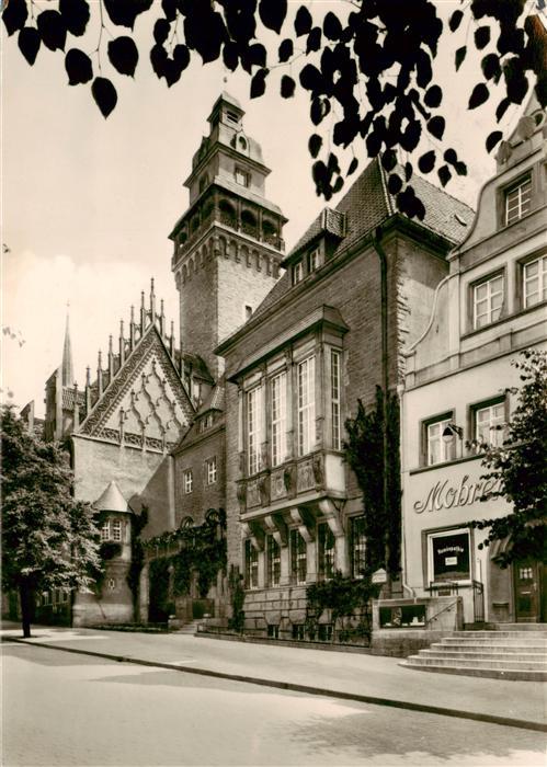 Zeitz Rathaus mit gotischem Giebel