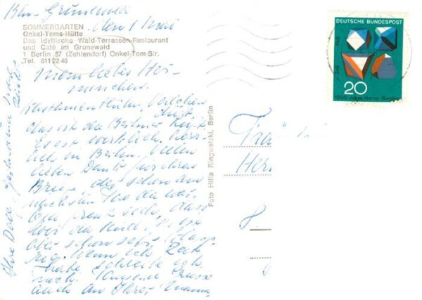 Zehlendorf Berlin Sommergarten Onkel Toms Huette Wald Terrassen Restaurant – Bild 2