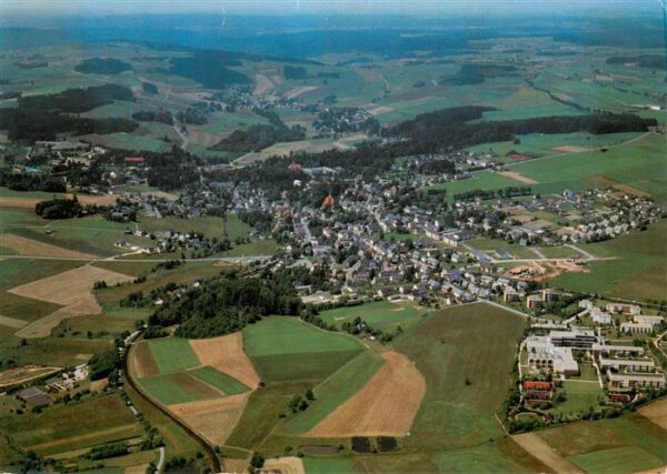 Bad Steben Stahl Moor und Radiumbad Fliegeraufnahme