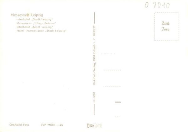 Leipzig Interhotel Stadt Leipzig – Bild 2