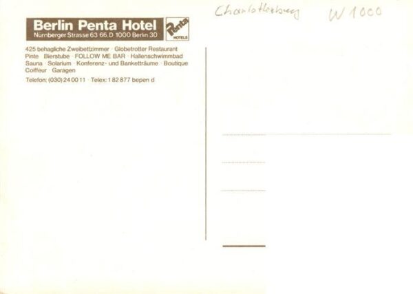 Charlottenburg-Wilmersdorf Berlin Berlin Penta Hotel – Bild 2