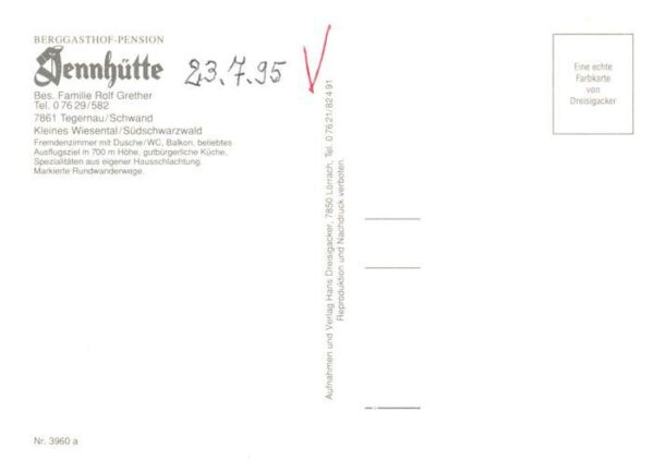 Tegernau Gasthof Sennhuette Gastraum Skiloipe Wanderung – Bild 2