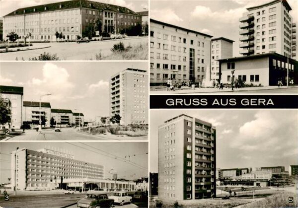 Gera Bergarbeiterpoliklinik in Bieblach Johannes R Becher Strasse Interhotel Ger