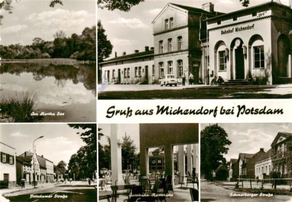 Michendorf Am Hartha See Bahnhof  Potsdamer Strasse Autobahn Raststaette Schmerb