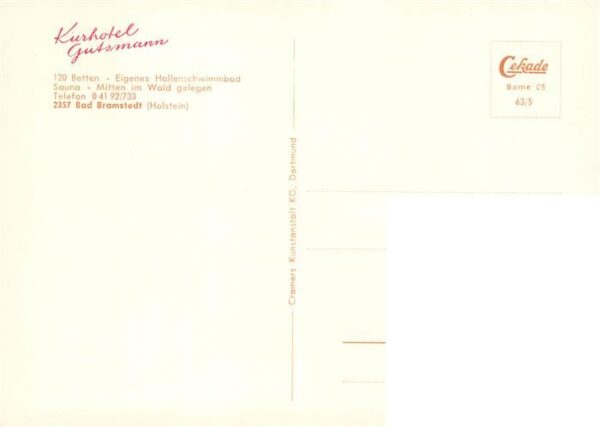 Bad Bramstedt Fliegeraufnahme Kurhotel Gutsmann Gartenterrasse – Bild 2