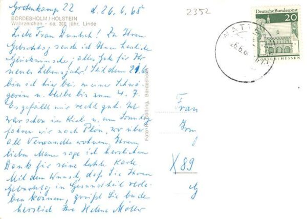 Bordesholm Wahrzeichen ca. 3oojaehrige Linde – Bild 2