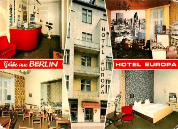 Berlin Hotel Europa Gastraeume Zimmer