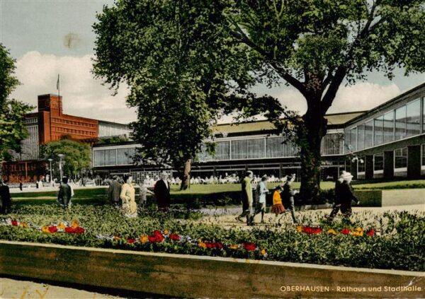 Oberhausen  NRW Rathaus und Stadthalle