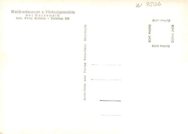 Herrenalb Bad Herrenalb Waldrestaurant zur Plotzsaegemuehle – Bild 2