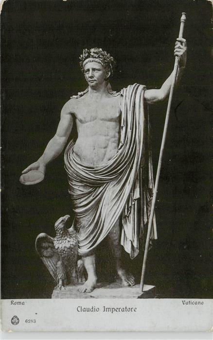 Skulpturen Roma 6283 Claudio Imperator Vaticano