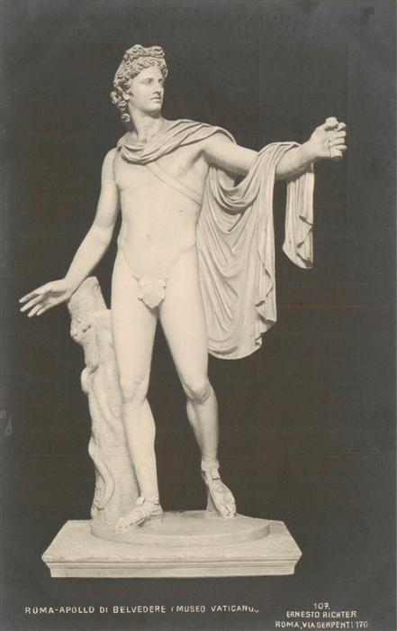 Skulpturen Roma Apollo de Belvedere Museo Vaticano