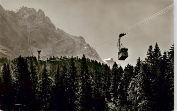 Seilbahn Cable-Car Telepherique Zugspitze Eibsee