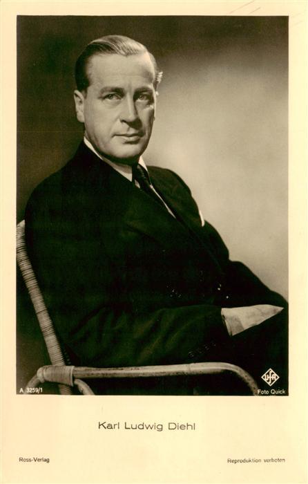 Foto Ross-Verlag Nr. Nr. A 3259/1 Karl Ludwig Diehl