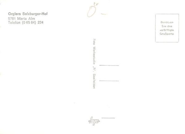 Maria Alm Steinernen Meer AT Cafe Pension Orglers Salzburger Hof – Bild 2