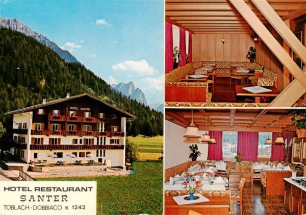 Dobbiaco Toblach Pustertal Suedtirol IT Hotel Restaurant Santer Gastraeume