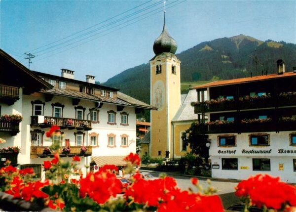 Westendorf Tirol Mesnerwirt Gasthof Restaurant Kirche