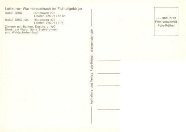 Warmensteinach Haus Brix mit Haus Brix jun Teilansichten – Bild 2