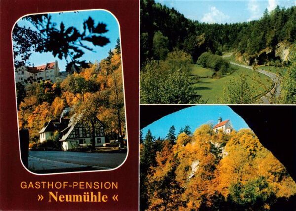 Ahorntal Bayern Gasthof Pension Neumuehle Panorama Kirche