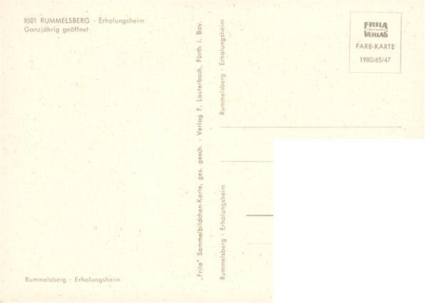 Rummelsberg Schwarzenbruck Nuernberg Erholungsheim Gastraeume Hauskapelle – Bild 2