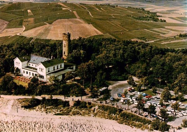 Heilbronn Neckar Hoehengaststaette Wartberg Fliegeraufnahme