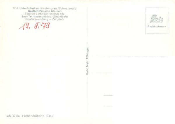 Unterbraend am Kirnbergsee mit Gasthof Pension Sternen – Bild 2