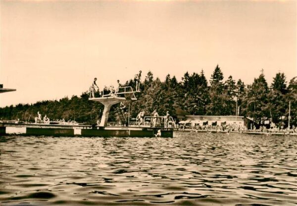 Schneeberg  Erzgebirge Strandbad Filzteich