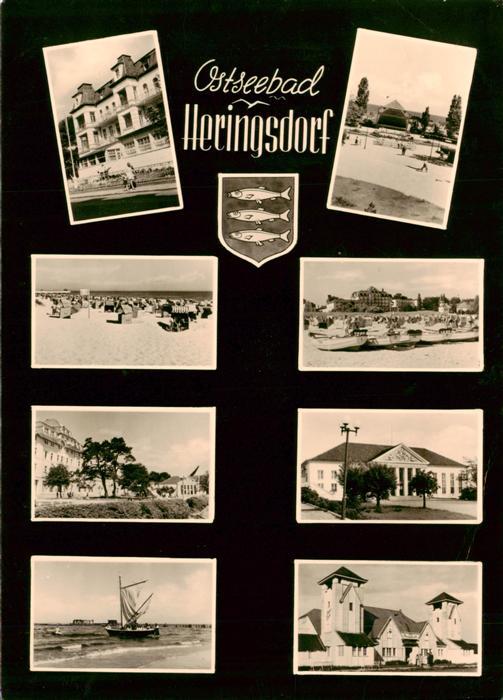 Heringsdorf  Ostseebad Usedom Strandhotels Strandpartien