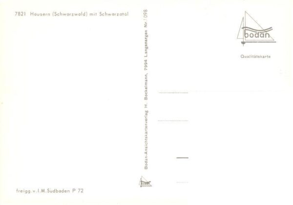 Haeusern Schwarzwald Fliegeraufnahme – Bild 2