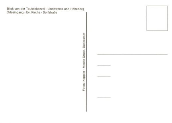 Lindewerra Panorama Tafel am Ortseingang Kirche Strasse – Bild 2