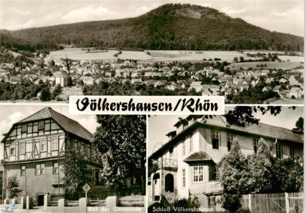 Voelkershausen Willmars Panorama Rat der Gemeinde Schloss Voelkershausen