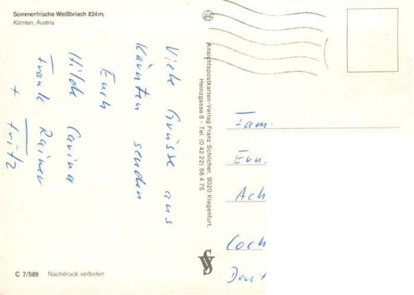 Weissbriach Gitschtal Kaernten AT Panorama – Bild 2