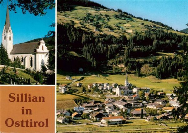 Sillian Tirol AT Pfarrkirche Panorama