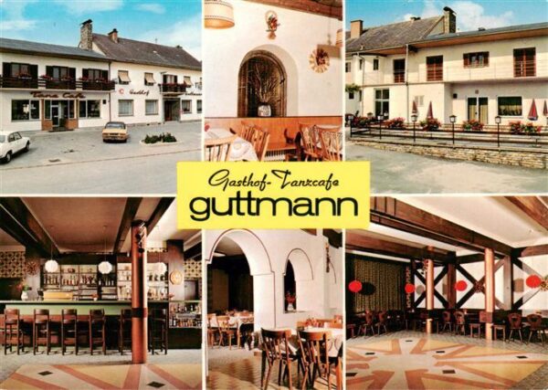 Deutsch Tschantschendorf Tobaj Gasthof Tanzcafe Guttmann Gastraeume Bar