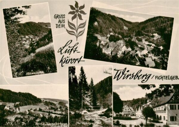 Wirsberg Teilansicht Panorama Jugendherberge Im Schorgasttal Marktplatz